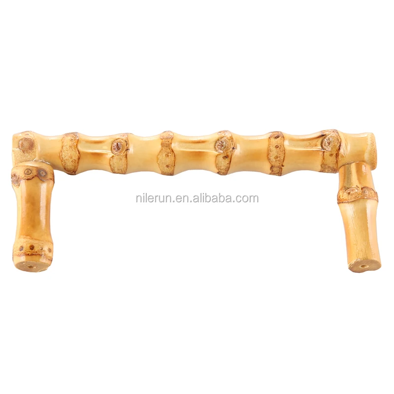 Furniture kitchen cabinet dresser wardrobe closet wooden bamboo root handle drawer pull