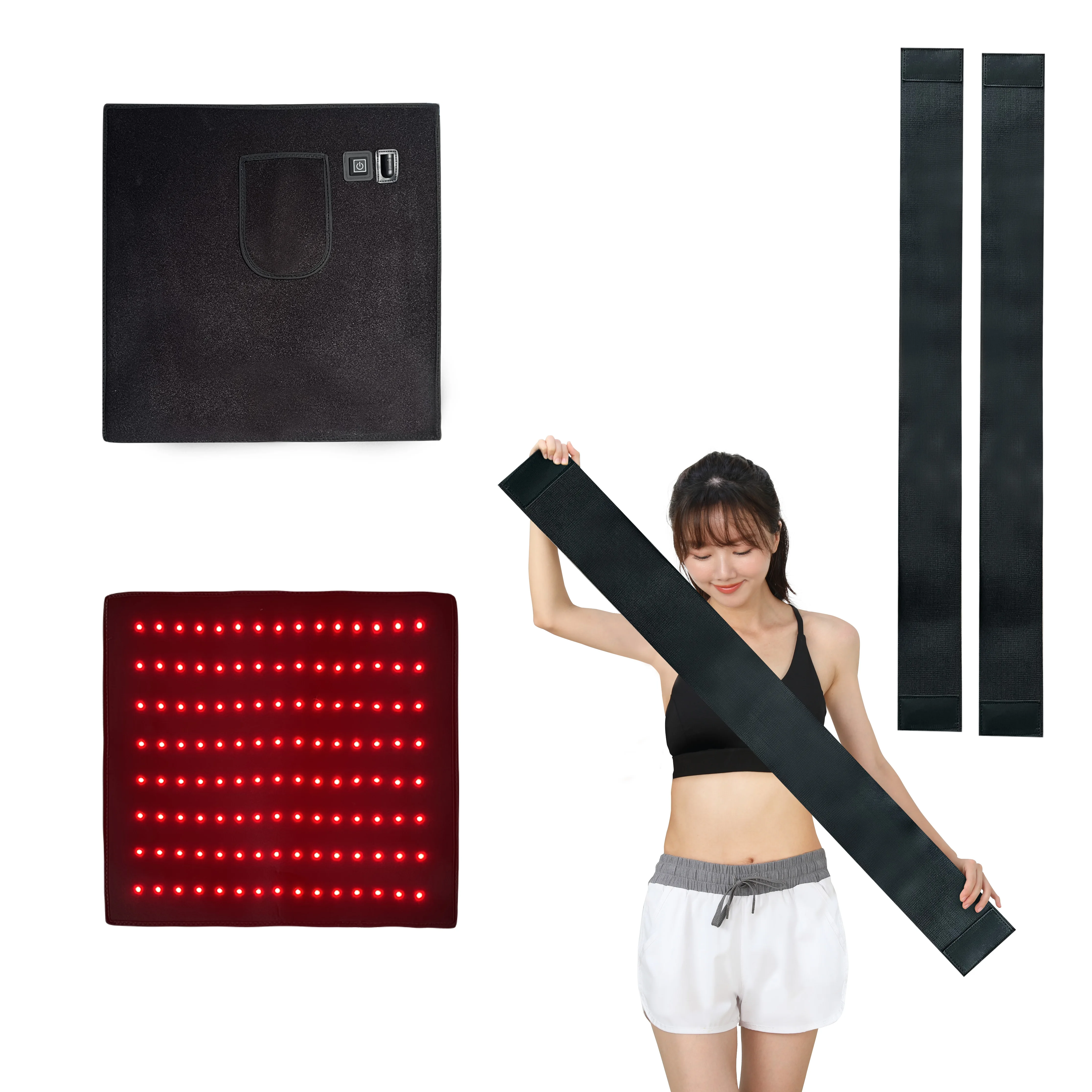 120pcs red light 240pcs infrared red light therapy wrap waist belt for pain relief