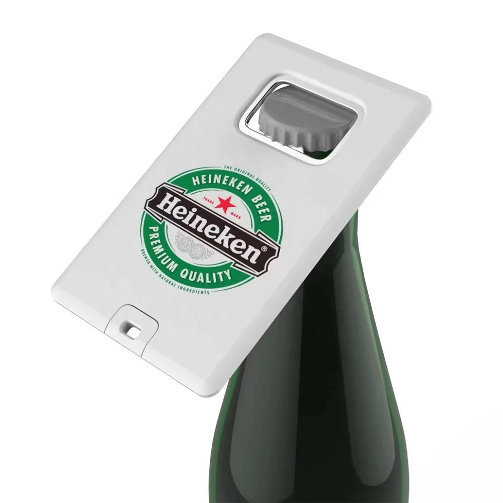 Многофункциональный USB флэш-накопитель 2 0 8 ГБ 16 32 бизнес подарки флеш-накопитель карты открывалка для пивных бутылок карт форма