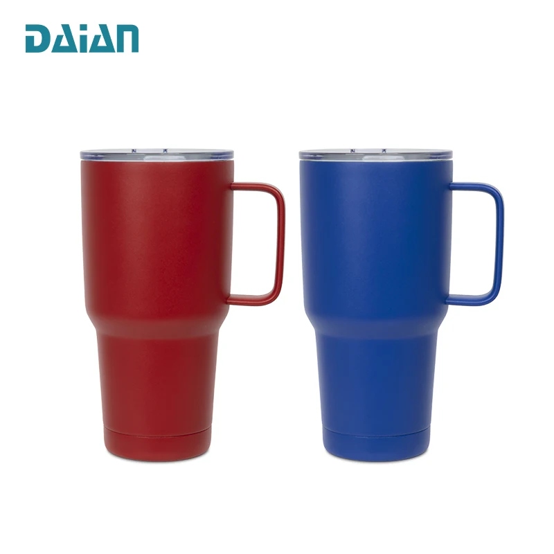 Hot Sale Stainless Steel Handle Tumbler 30oz Tumbler Metal Cup Custom Cup