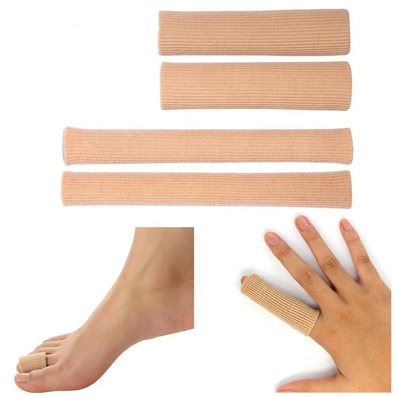 Adjustable Cuttable Gel Toe and Finger Cap Foot Finger Protector Gel Tube Toe Cap Finger Cover