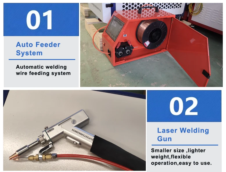 Handheld Laser Welding and Cleaning Machine Multifunctional 4 in 1 3000W Industrial