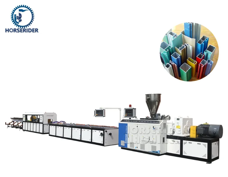 High quality PVC trucking profile production line