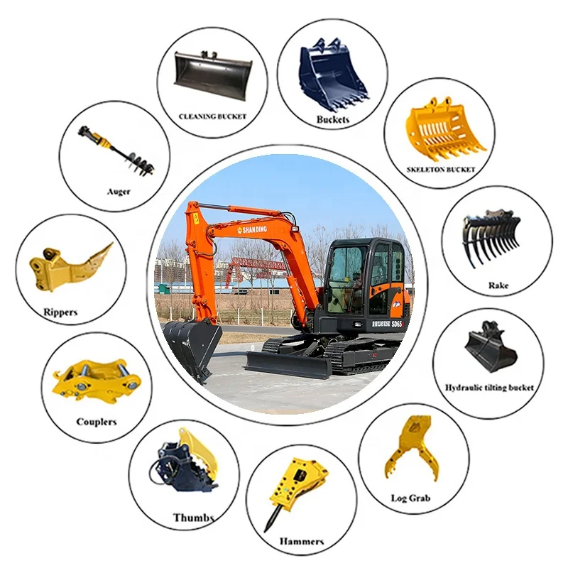 6 ton mini crawler hydraulic excavator (1600092452665)