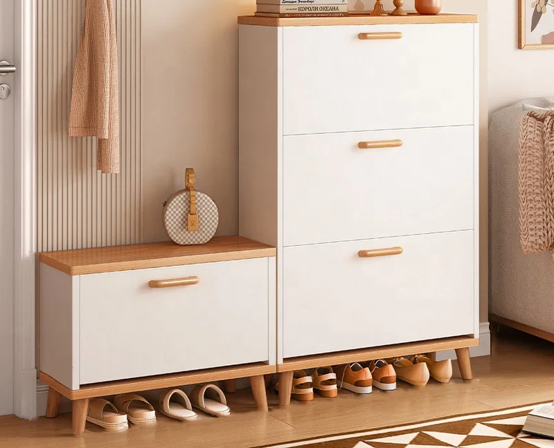 VIC Tipper shoe cabinet household door outside the corridor new entry door closet door storage Economical simple shoe rack