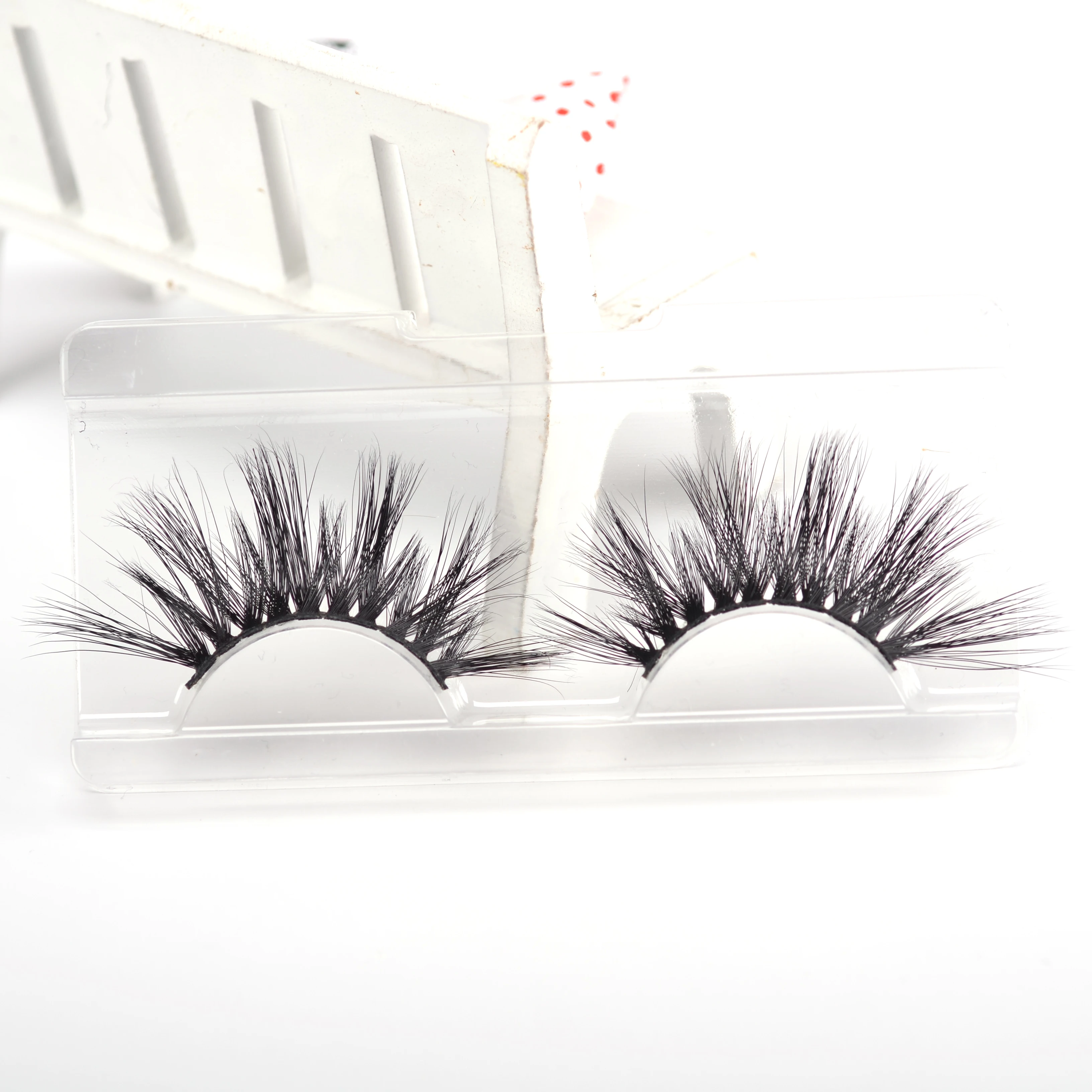 
 3d false mink eyelashes  private label customized eyelash mink boxes  