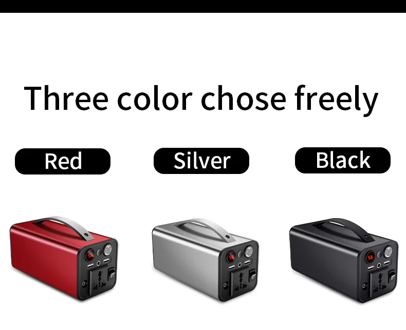 180W home portable battery power station laptop solar power station generator battery power bank