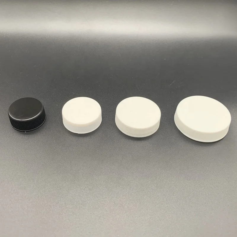 Wholesale Large Size 28/400 32/400 38/400 45/400 Ribbed Bottle Screw Cap Lid with Induction Liner