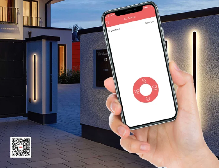 Smart home ecological chain open your door through your tap on your phone