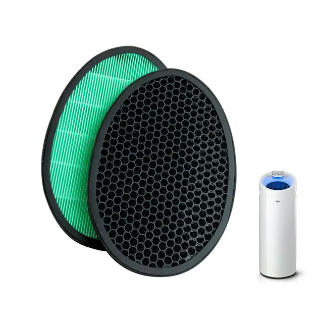 Дым стоп фильтр однократного применения PuriCare AS110/AS111/LG-W119 угольным HEPA фильтром, набор