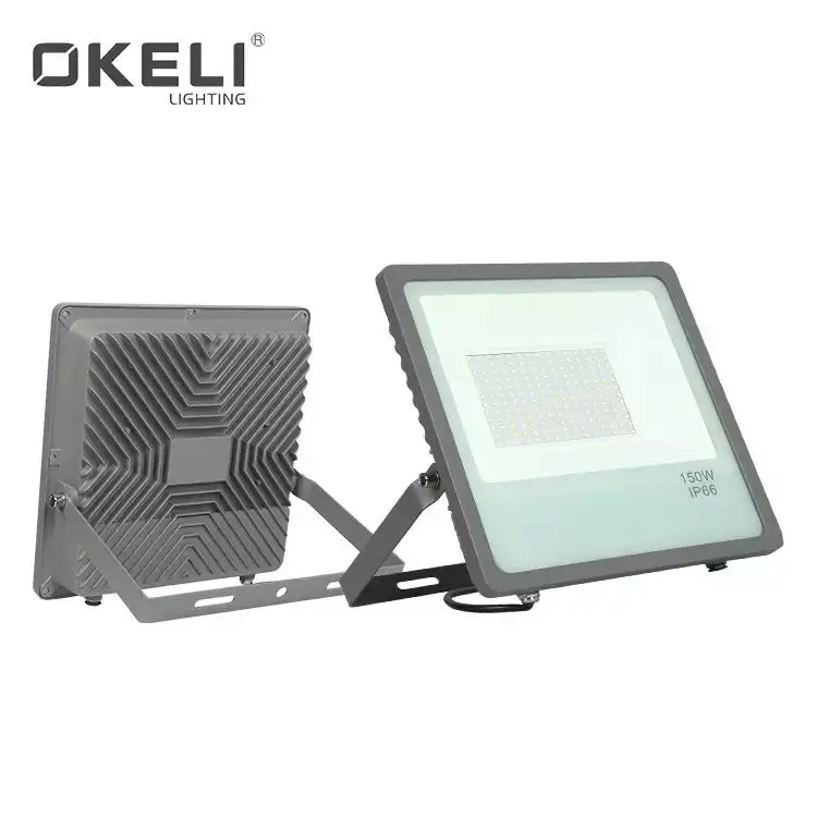 OKELI ultra-thin brightness 30 50 100 150 200w led flood light for sports fields