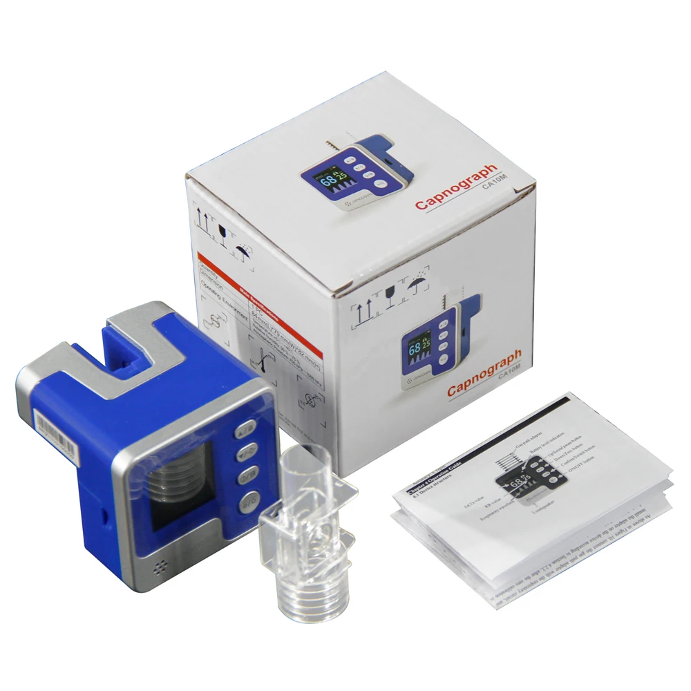 Ручной монитор Capnograph Etco2 ветеринарный Пульсоксиметр