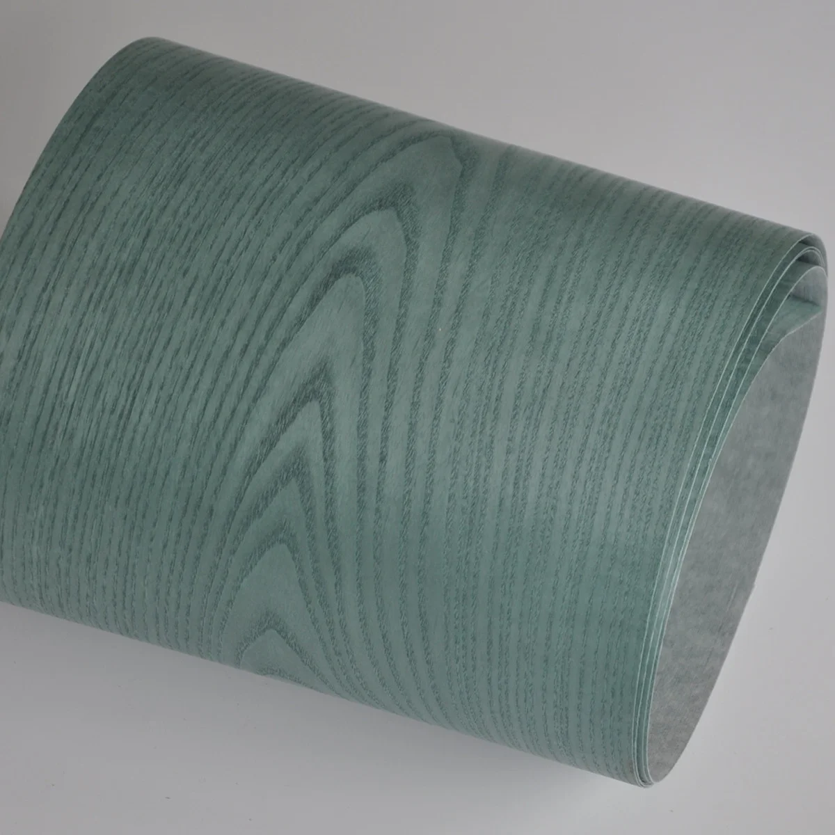 Dyed American Ash Wood Veneer Sheet Vivi Green Color Natural Veneer for Car Interior