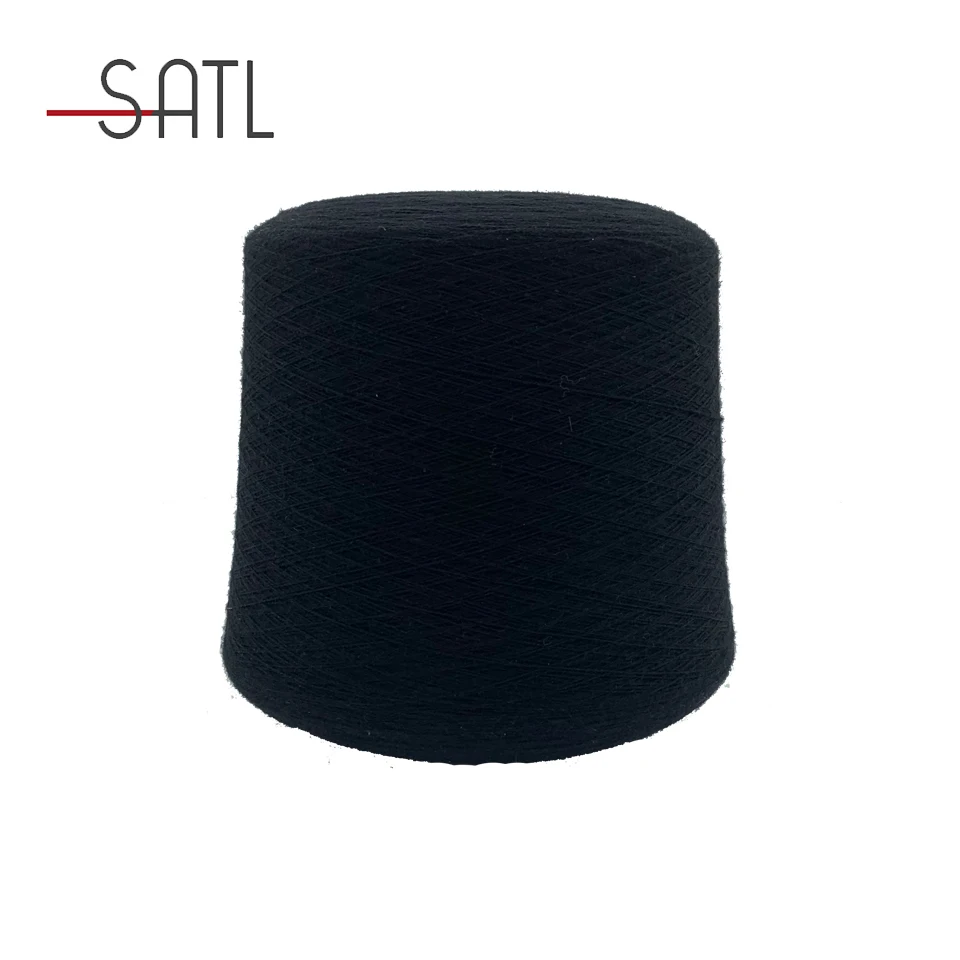 Good Reputation 70%Cotton 25%Polyester 5%Silk Dyed Spun Yarn 3/50nm