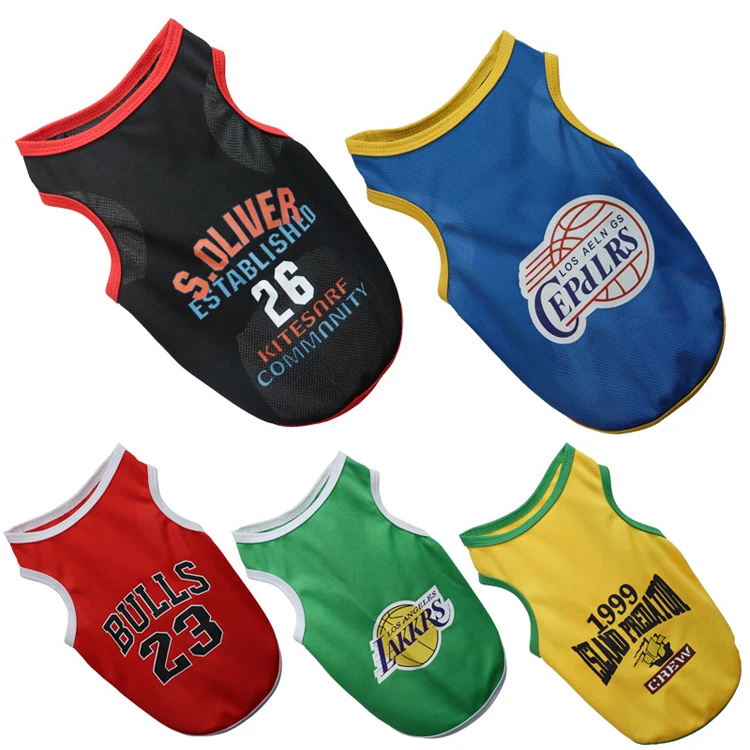 Pet Apparel Accessories Sport Breathable dog summer shirts clothes Wholesale