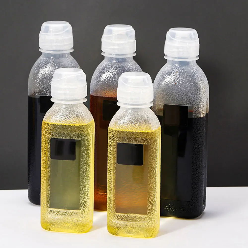 500ml Kitchen Squeeze Oil Bottle Dispenser Oil Spray Bottle Condiment Cooking Baking Ketchup Mustard Vinegar Olive Oil Dropship