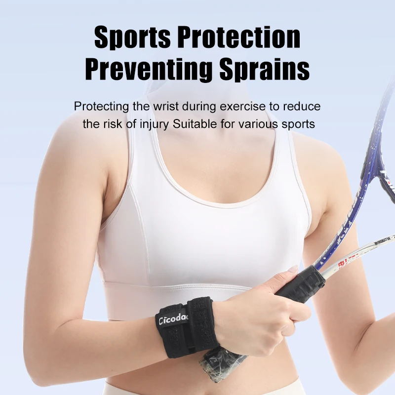 Sports Fitness Safety Wrist Guard Breathable Thin Basketball Wrap with Pressure Weightlifting for Gym & Training