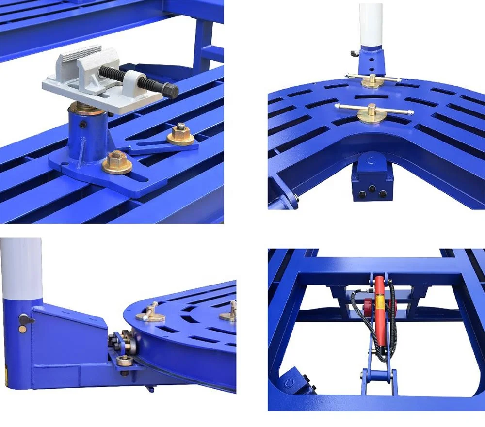 dent car towing equipment chassis frame