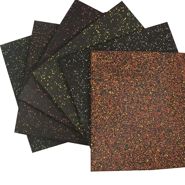 Fine granules Sports used gym rubber flooring used mats for sale