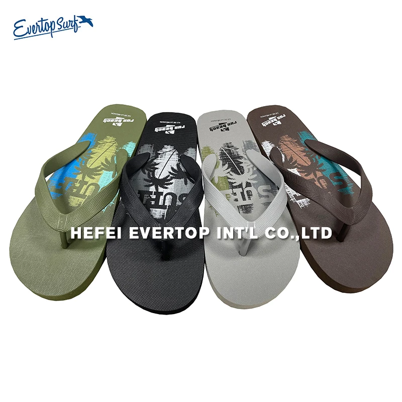 Wholesale flop anti-slip pe board sublimation flip flops slippers flip-flops slippers for men