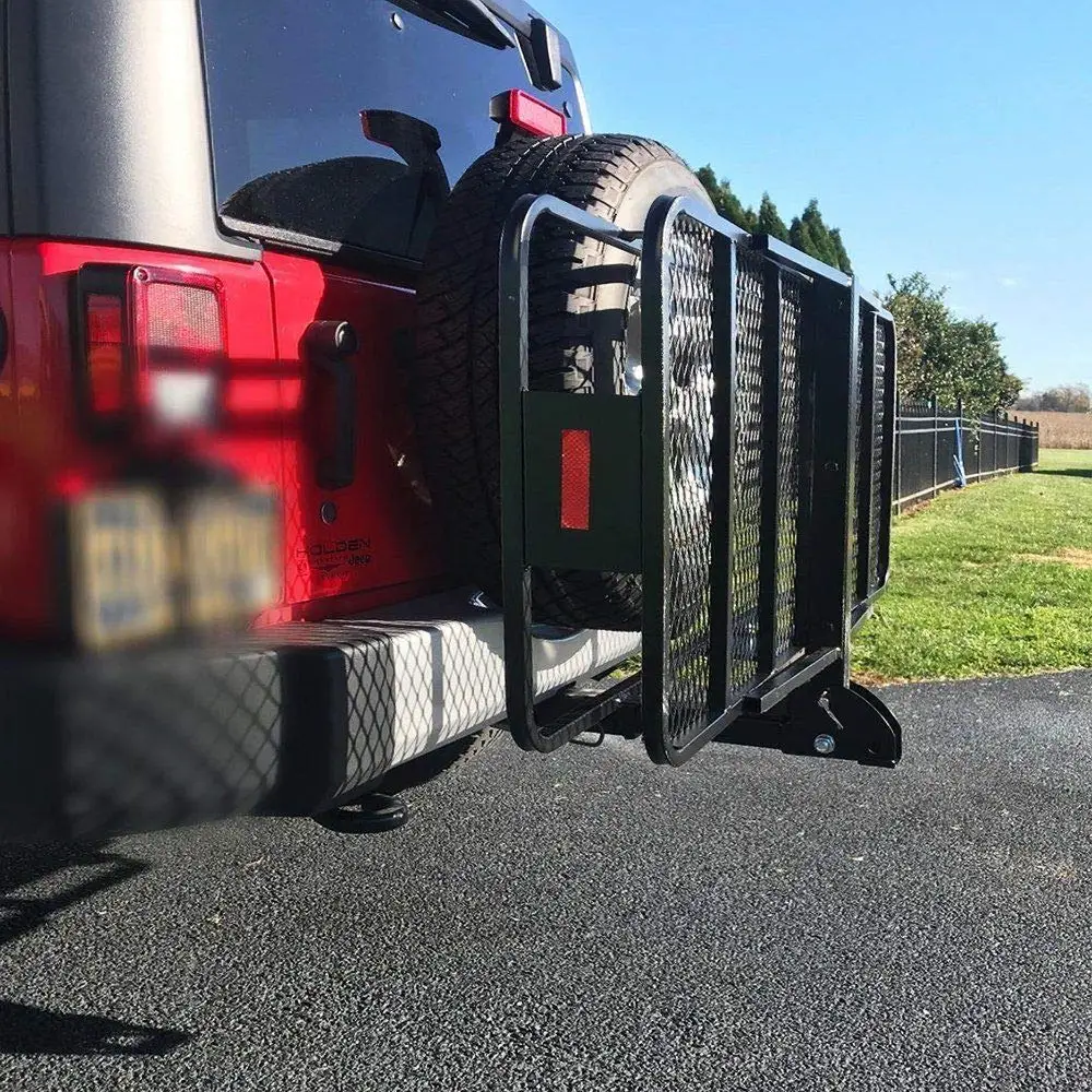 Багажник, багажная корзина, Автомобильная стойка, складное сцепное крепление, стальная сетка