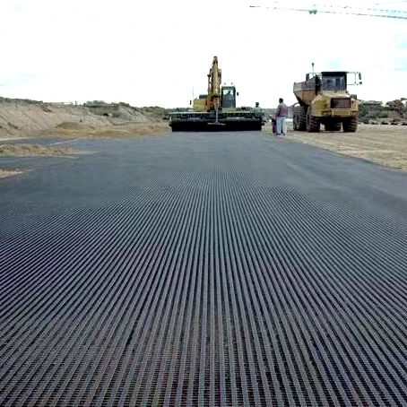 PBX-100 geogrid Basal Embankments And Soil Slope Walls Reinforcement High Strength Polyester Geogrid