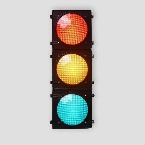 300mm 3 Aspect Hi Power Full Ball Led Traffic Signal Lights With  PC Housing For Sale