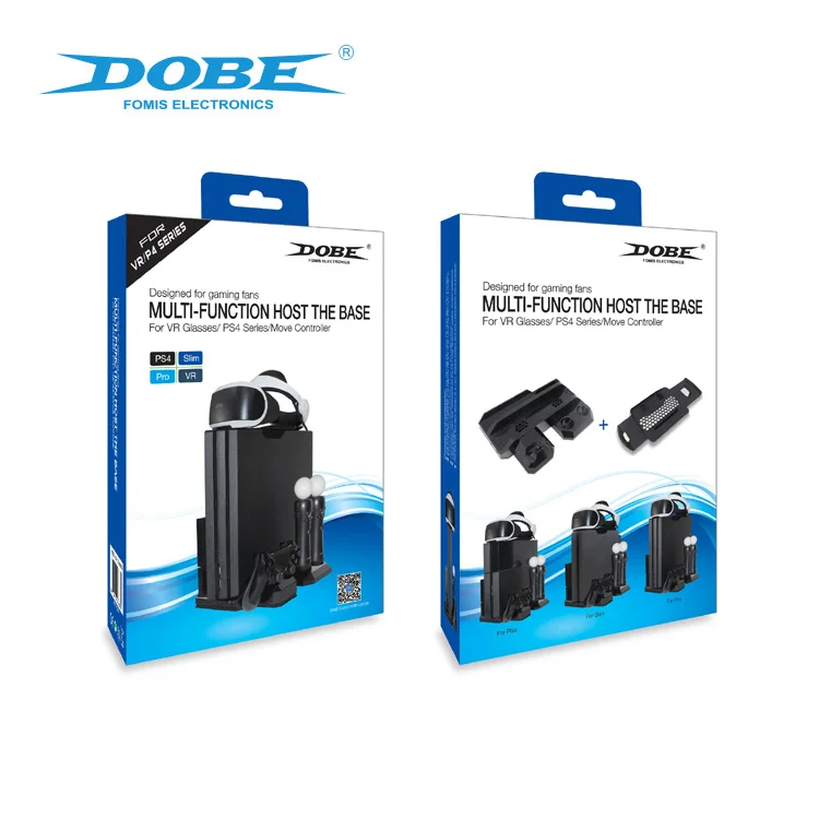 
DOBE Factory Original Vertical Cooling charging Stand for PS4/Slim/Pro Game Console PS move PS VR game accessories 