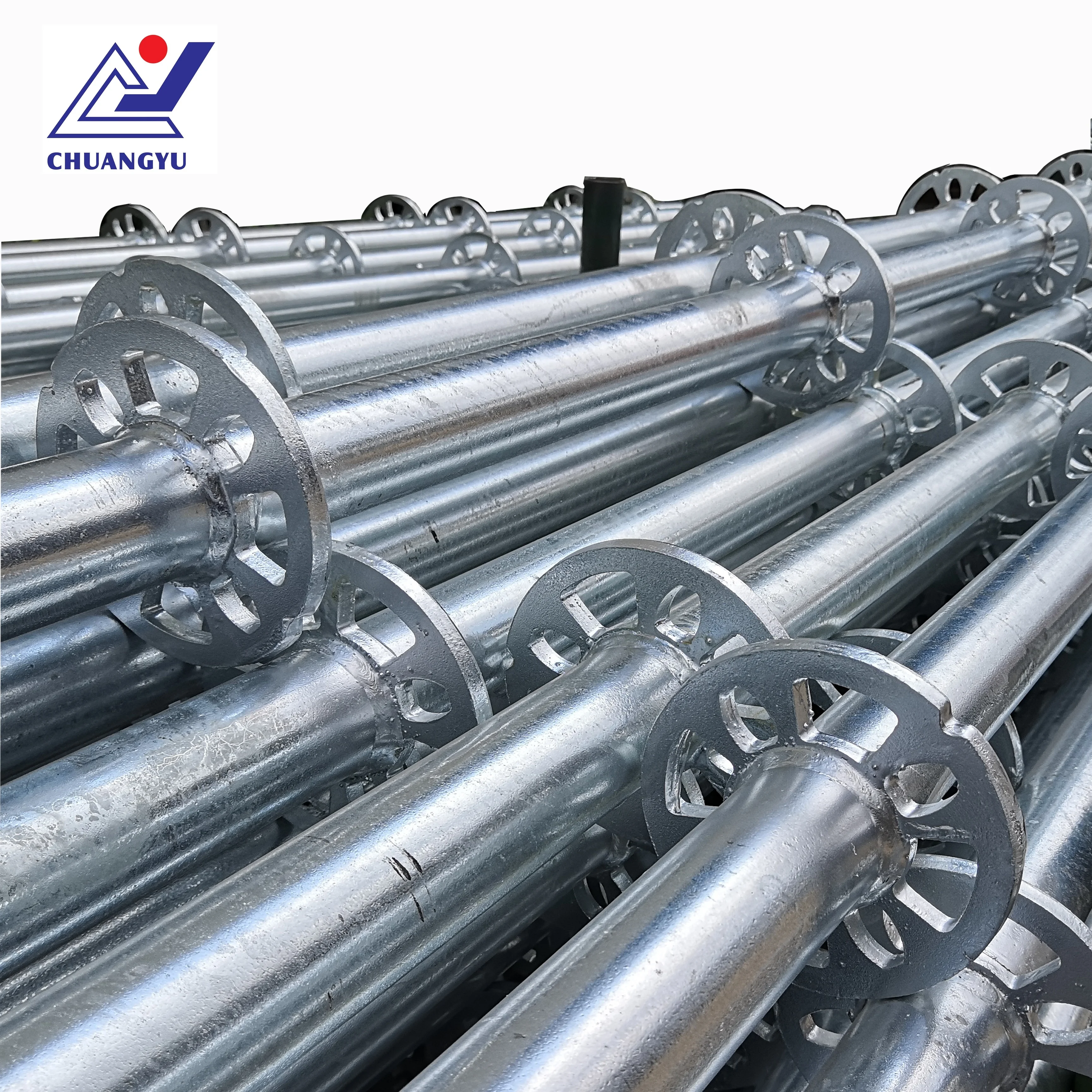 
China Golden Manufacturer Supplier Steel Aluminum Ringlock Scaffolding For Sale 