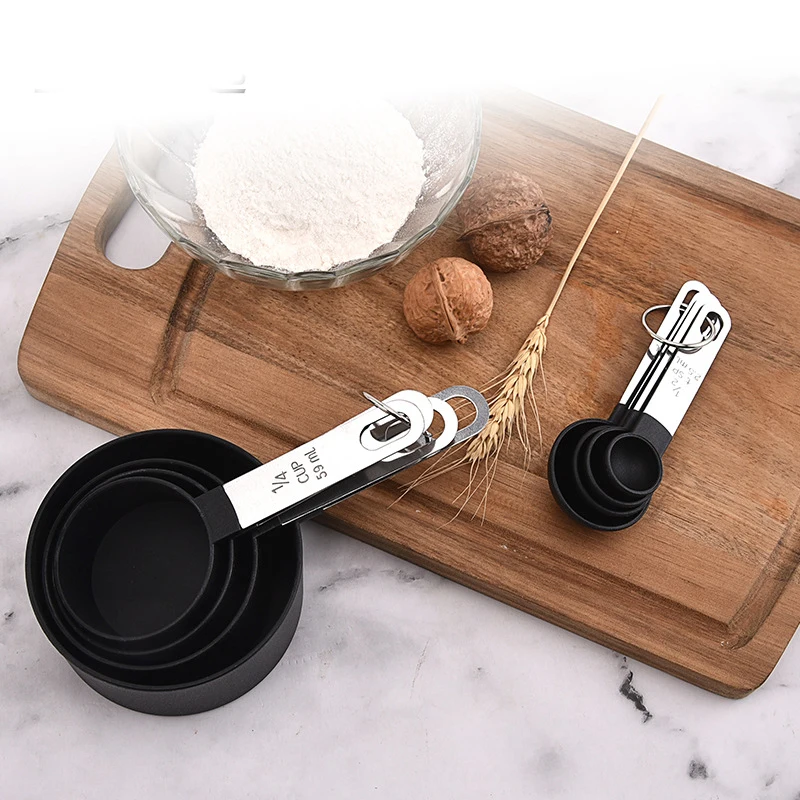 Kitchen Adjustable Stainless Steel Measuring Spoon Set 4 PCS of Baking Tools Milk Powder Coffee Measuring Spoon
