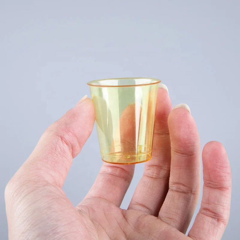  Stemless прозрачный 2cl красочная коробка чашки чая пластиковый пакет питьевой Вино Кубок очки для