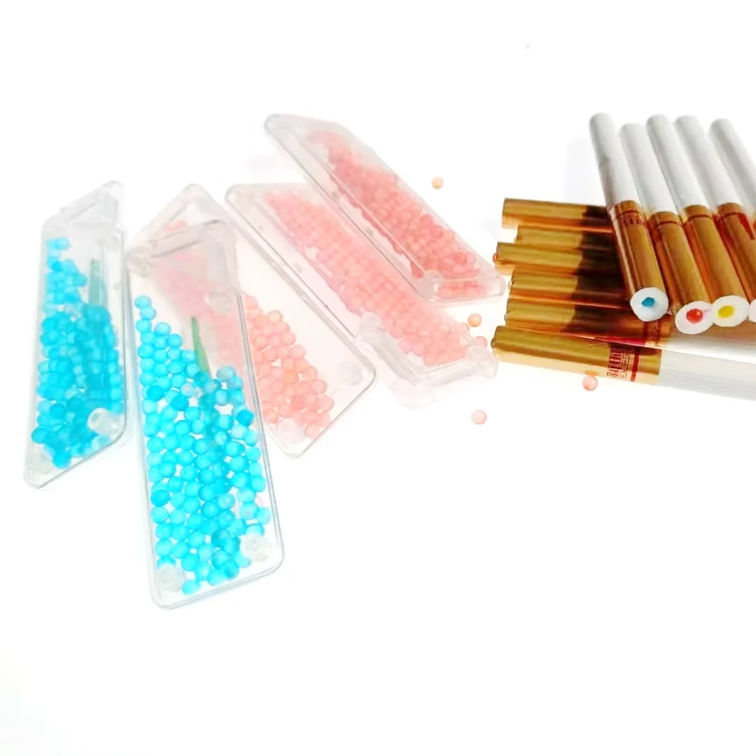 Mint Sweet Scent Food Grade Orange Flavour Capsule Ball Blast Cigarettes Capsule  acetate for cigarette filter