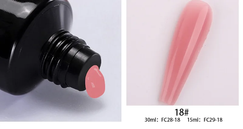 15g Nail Art French Nails Glitter Camouflage Color Acryl Gel Quick Extension Construction Acrylic Polygeling Polish