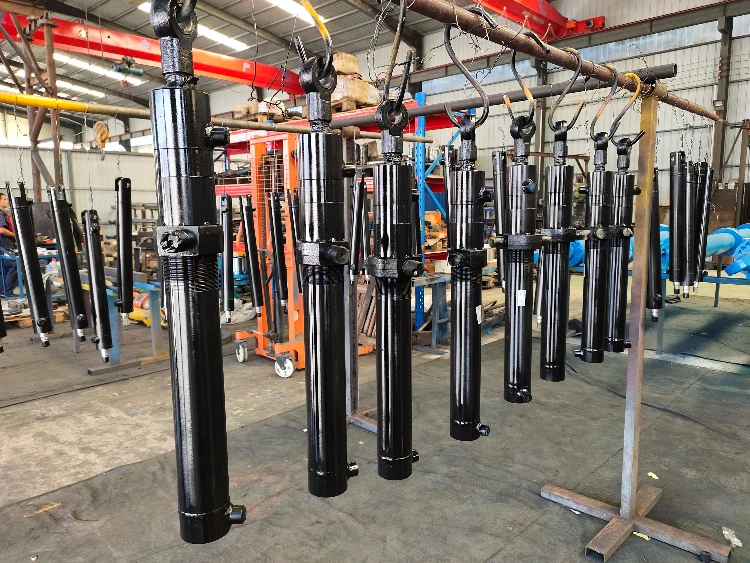 Flange type with chrome plated rod double acting cheap welded cylinders more stable running hydraulic piston cylinder