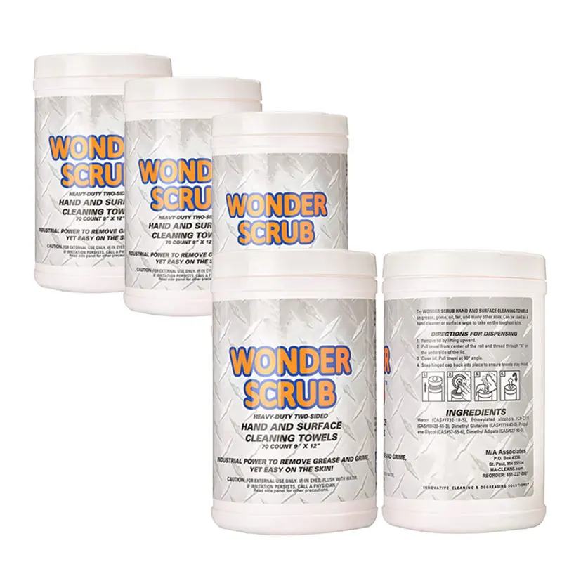 High quality heavy duty grease usable wipes barrel industrial wet wipes disposable nonwoven wipes