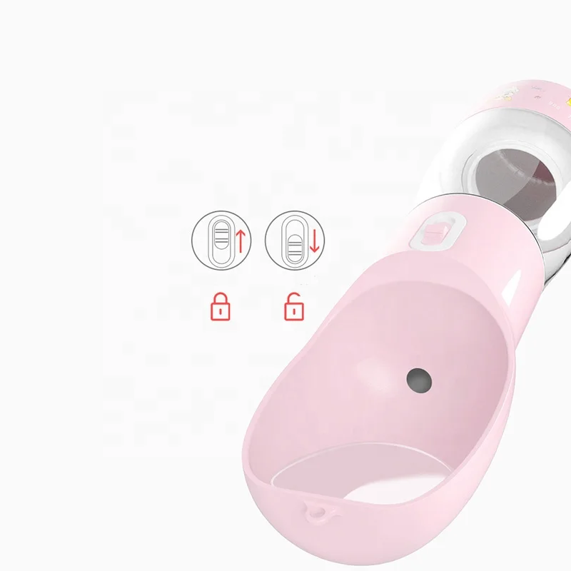Gorgeous Quality Pet Travel Water Bottle Dispenser Portable Dog Cat Drinking Bottle with Optional Color