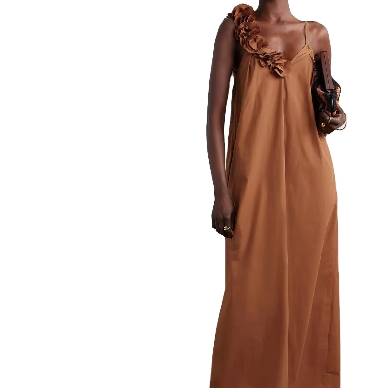 High quality clothing customization, stickers, cotton poplin, extra long dresses, small order customization, Chinese factory