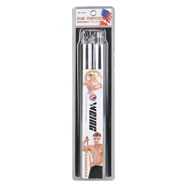 
EVA Sponge Nunchakus with Stainless Steel Chain Martial Arts Weapons Kungfu Nunchucks 