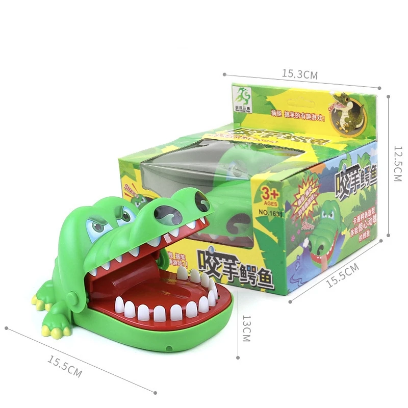 Hot selling biting finger crocodile dog, shark, hippo, tidy parenting game props, biting toy ag1112