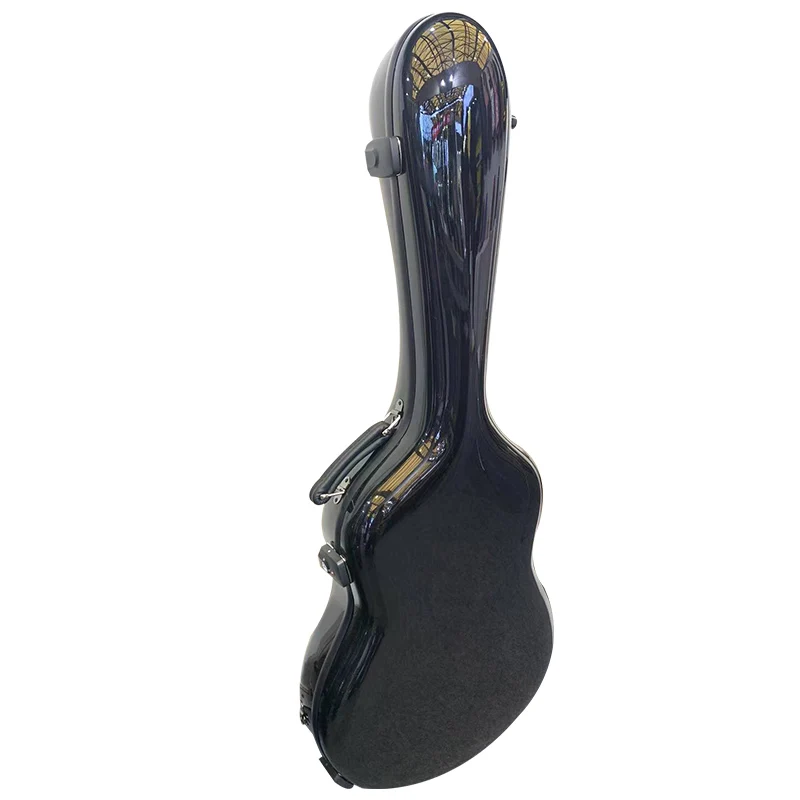 Factory price waterproof high grade folk guitar bag wholesale custom hard acoustic guitar case