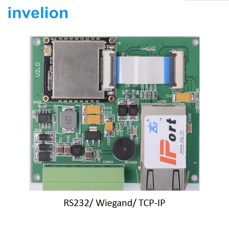 / 34 UHF RFID RS232 TCP IP Ethernet Reader Module Long Range TTL Uart Interface Wiegand 26 DC 3.5v-5v > 50 Pc/s ISO 18000-6C