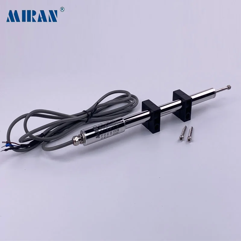 Miran LVDT Displacement Sensor Linear Transducer  LVDT Sensors Spring Return Type With 5mm to 100mm Measuring Stroke