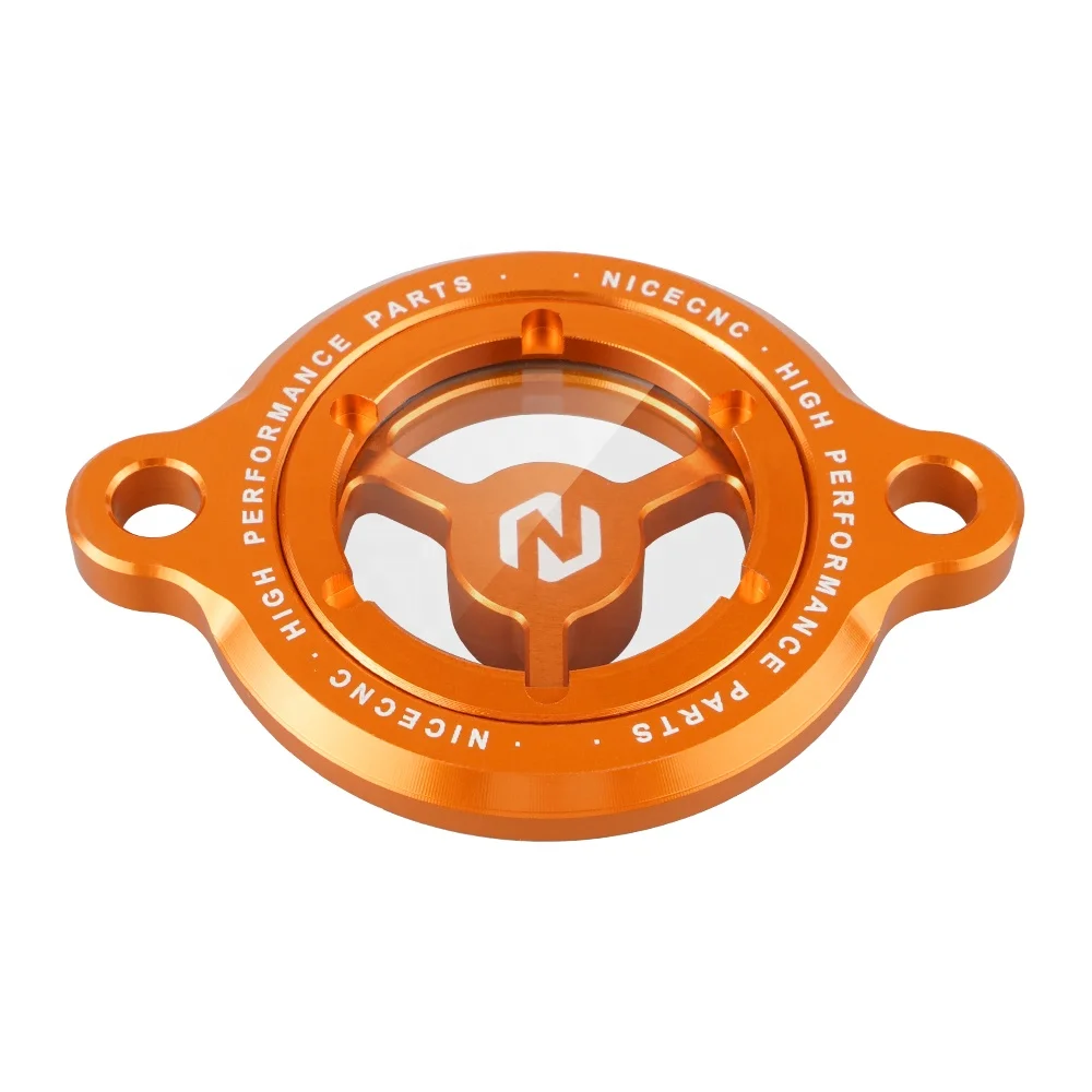 Прозрачная крышка масляного фильтра двигателя NiceCNC для KTM DUKE 125/200/250/390 2016-2022