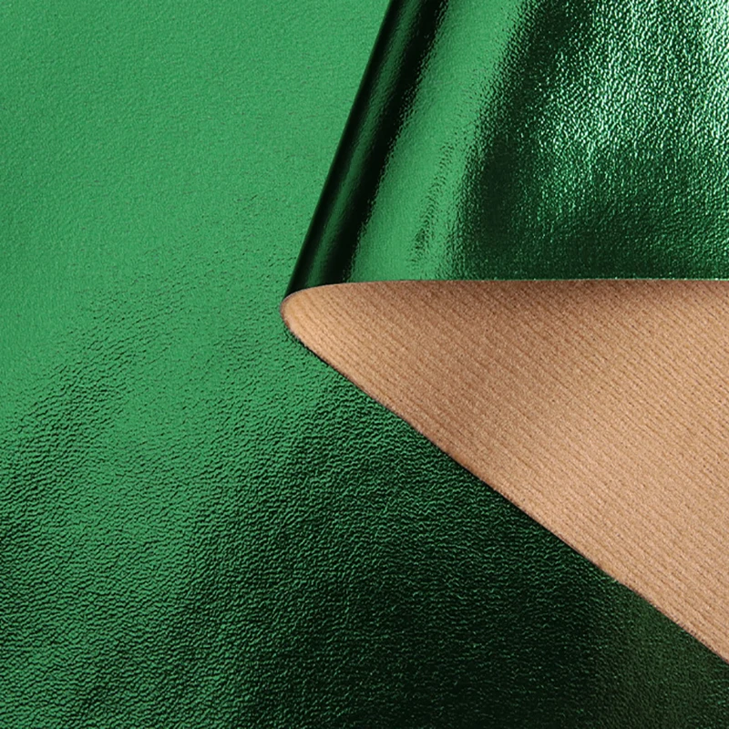Good quality  smooth PU leather metallic napa faux leather PU synthetic leather for fashion shoes bags