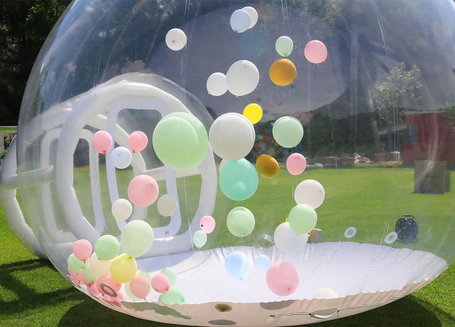 Hot selling inflatable bubble tentwith tunnel inflatable bubble house dome tent  for party