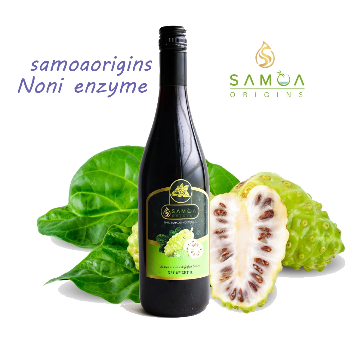 Сделано в Самоа, нони фермент, чистый нони фруктовый напиток, растительный напиток, полезный для здоровья