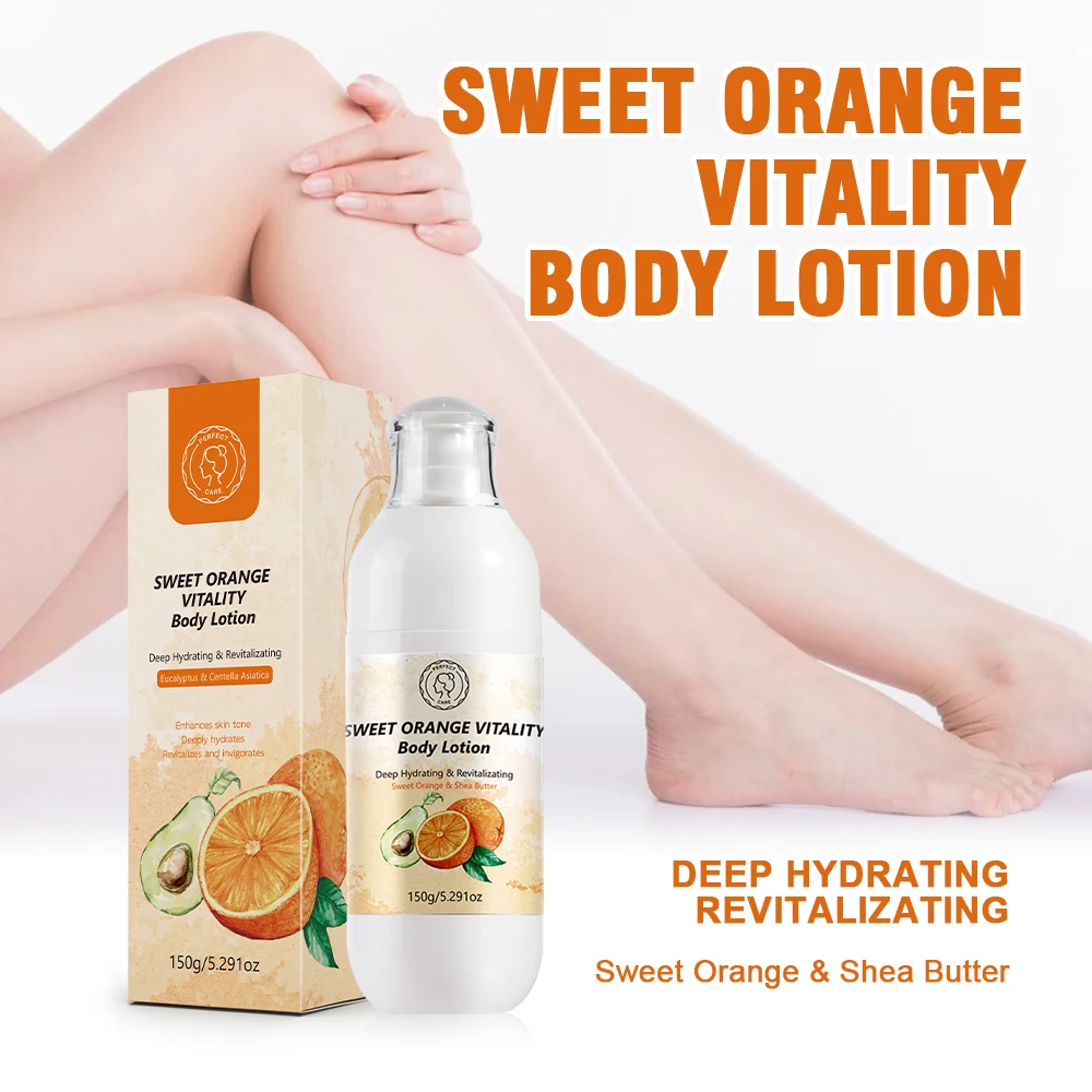 wholesale Skin Care Products Organic Vitamin C Brightening Whitening moisturizing orange Body Lotion