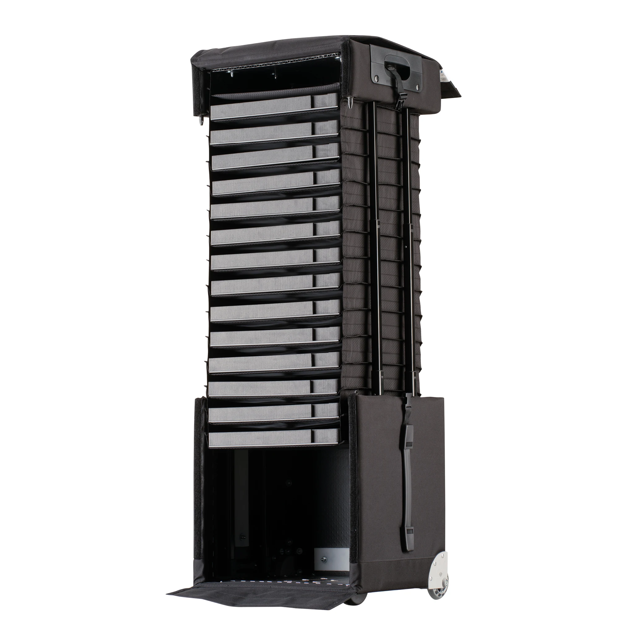 Wholesale new pull up manufacturers 43L showcase display storage cabinets eyewear case glasses box