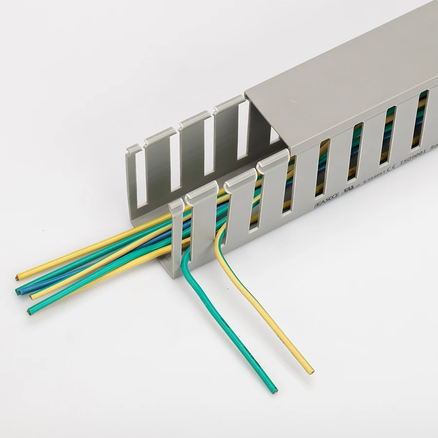 Factory Wholesale Plastic Wire Duct PVC Cable Tray Trunking Electrical Accessories