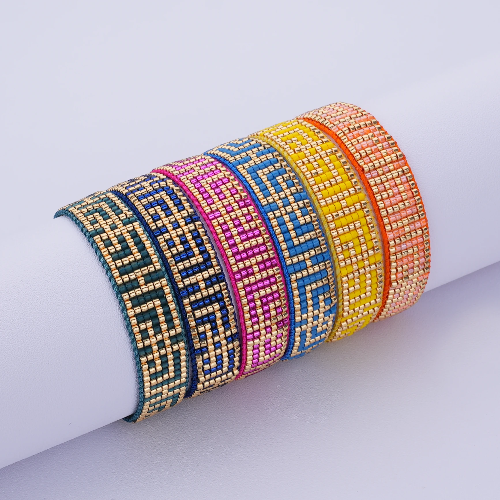 Handmade Mexican Boho Jewelry Woven Seed Beaded Pulsera Miyuki Bracelet Wholesale For Women